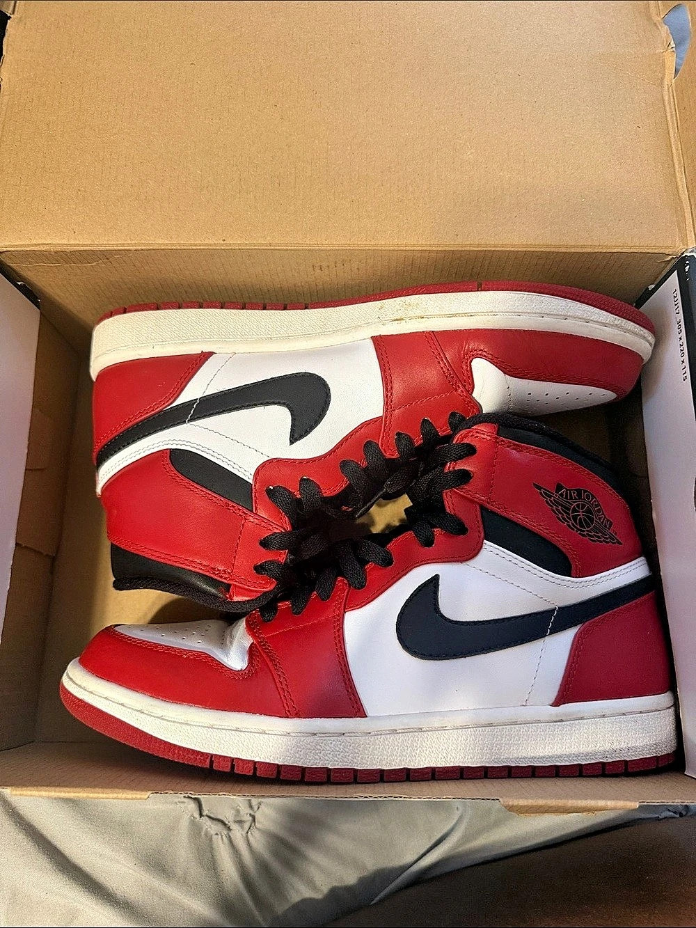 Jordan Air Jordan 1 Phat Men's Sneakers US 8 Red & White Like New